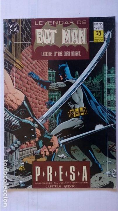 C&oacute;mics: LEYENDAS DE BAT MAN - N&ordm; 15 PRESA - Foto 1