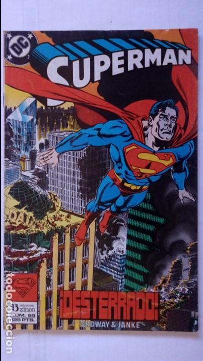 C&oacute;mics: SUPERMAN DESTERRADO - N&ordm; 59 EDICIONES ZINCO - Foto 1