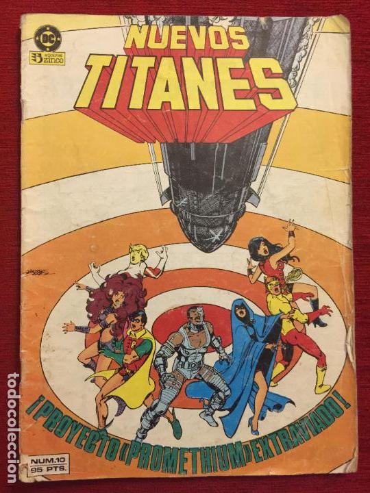 C&oacute;mics: COMIC EDICIONES ZINCO NUEVOS TITANES N&ordm; 10. - Foto 1