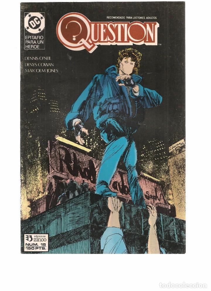 C&oacute;mics: QUESTION. N&ordm; 15. DC/ZINCO. (RF.MA)C/15 - Foto 1