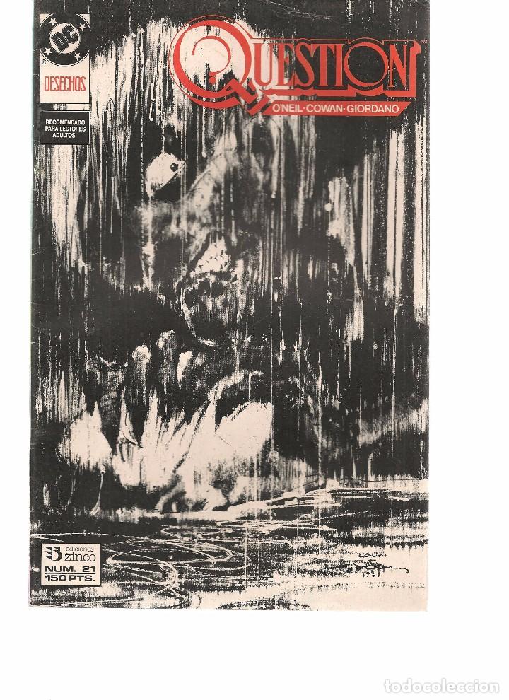 C&oacute;mics: QUESTION. N&ordm; 21. DC/ZINCO. (RF.MA)C/15 - Foto 1