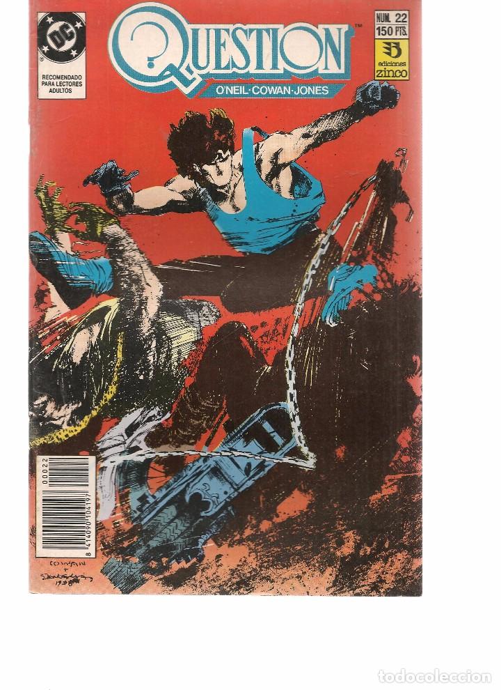 C&oacute;mics: QUESTION. N&ordm; 22. DC/ZINCO. (RF.MA)C/15 - Foto 1