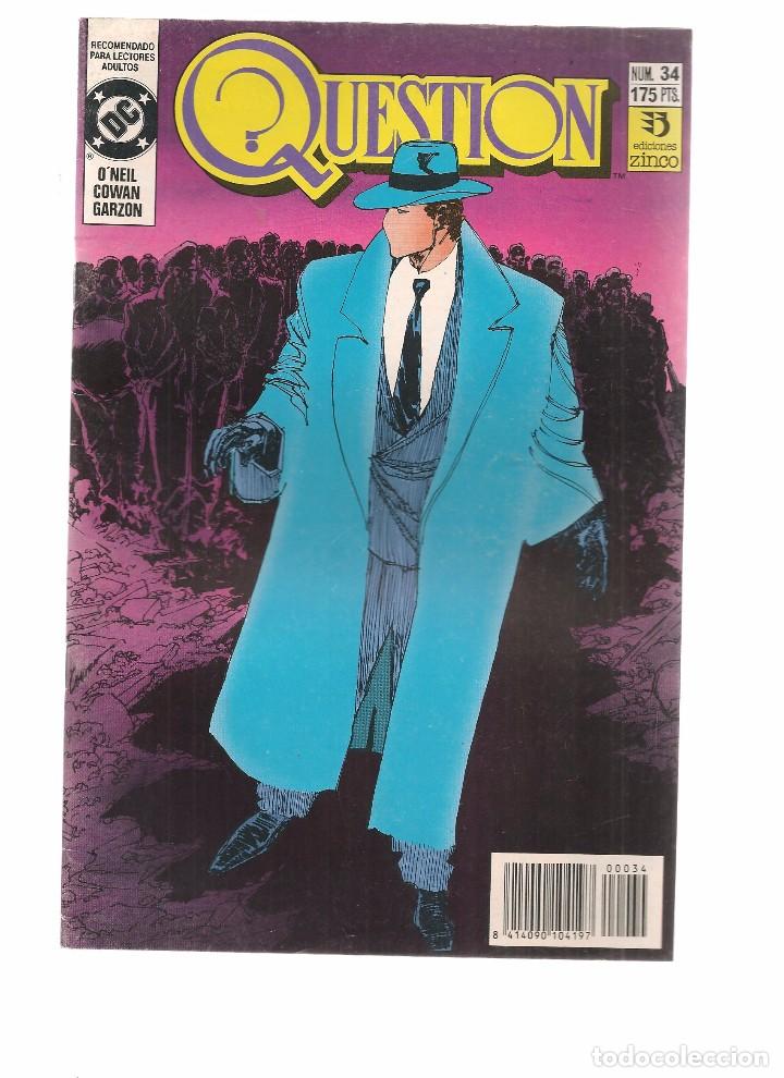 C&oacute;mics: QUESTION. N&ordm; 34. DC/ZINCO. (RF.MA)C/15 - Foto 1