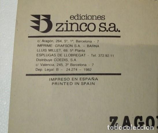 C&oacute;mics: Zagor n&ordm;1 Angustia de Ediciones Zinco 1982 - Foto 4