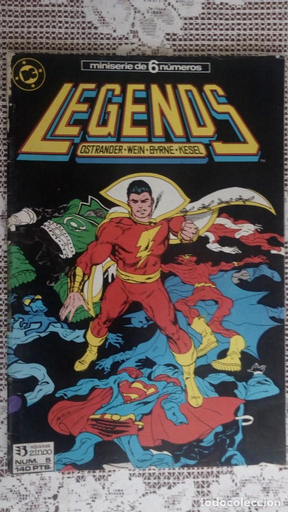 C&oacute;mics: LEGENDS N&ordm; 5, EDICIONES ZINCO, MINISERIE DE 6 NUMEROS - Foto 1