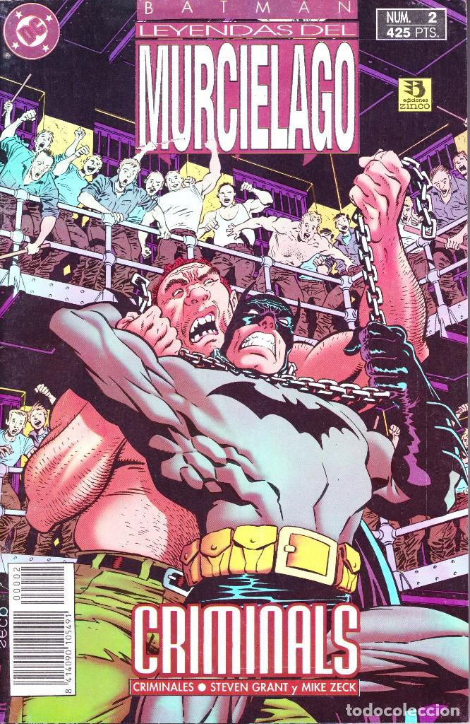 C&oacute;mics: BATMAN. LEYENDAS DEL MURCIELAGO. 1 Y 2. ZINCO - Foto 2