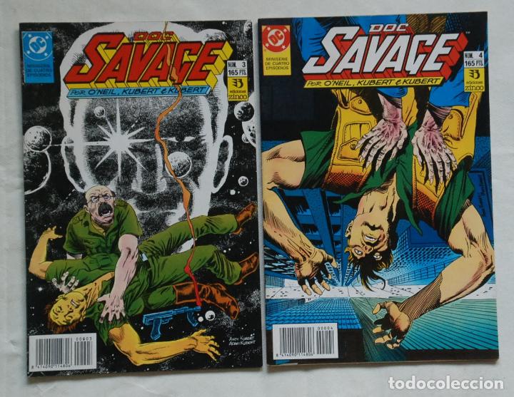 C&oacute;mics: Doc Savage #1 a 4 (Zinco, 1990) -completa- - Foto 3