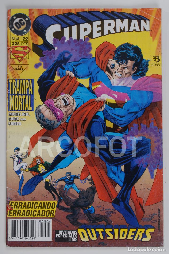 C&oacute;mics: SUPERMAN - N&ordm; 22 - TRAMPA MORTAL - DC EDICIONES ZINCO - Foto 1