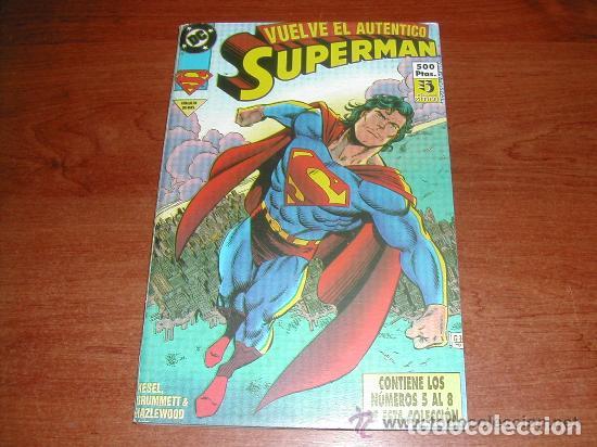 C&oacute;mics: SUPERMAN N&ordm; 5 AL 8, EDICIONES ZINCO, DC COMICS. - Foto 1