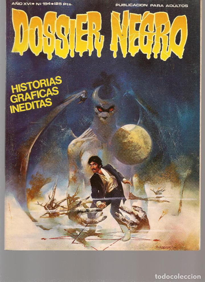C&oacute;mics: DOSSIER NEGRO. N&ordm; 194. EDICIONES ZINCO. (RF.MA).B/63 - Foto 1