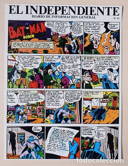 C&oacute;mics: Batman - L&aacute;mina autoadhesiva del diaro El Independiente - Foto 1