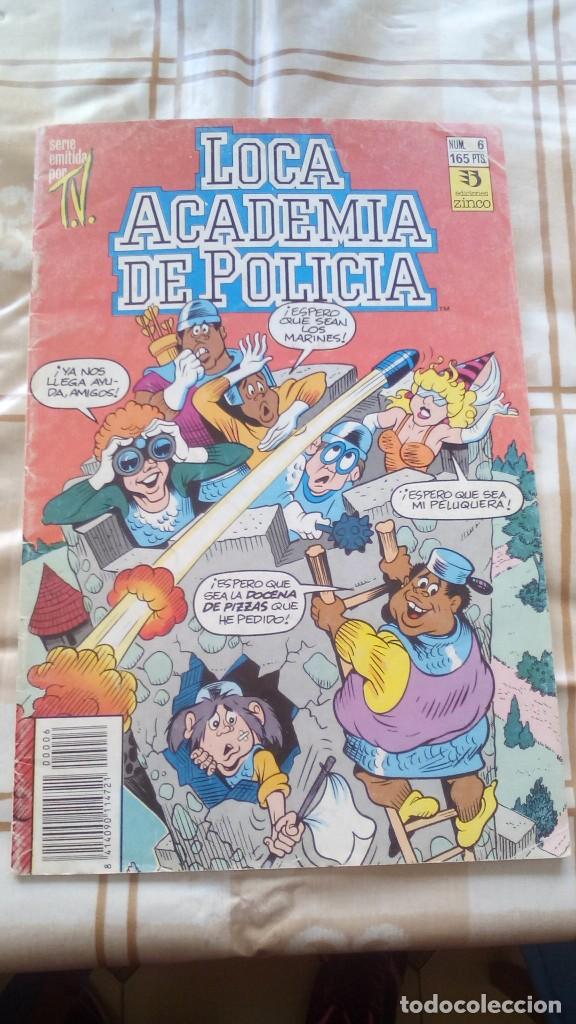 C&oacute;mics: tebeo comic LOCA ACADEMIA DE POLICIA ediciones ZINCO - Foto 1