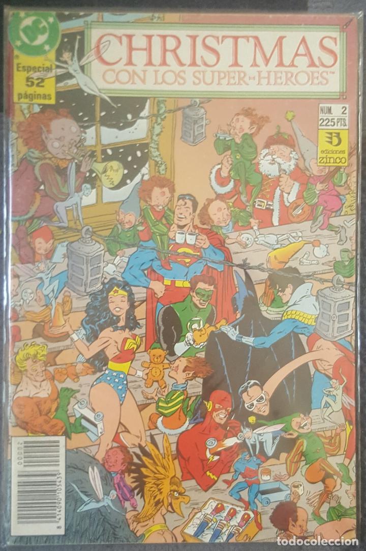 C&oacute;mics: Christmas con los Superheroes #2 (Zinco, 1990) - Foto 1