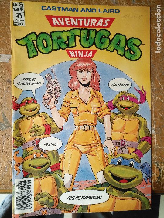 Fumetti: LAS AVENTURAS DE LA TORTUGAS NINJA - ZINCO EDICIONES - IMPRESO ESPAÑA AÑOS 90 - NUMERO N 23