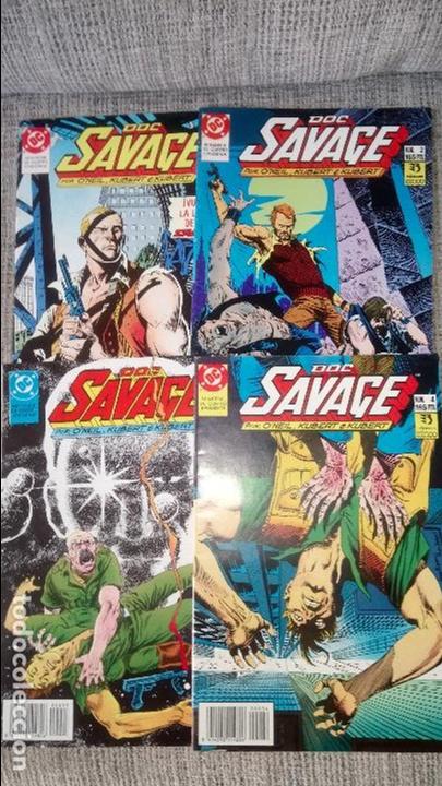C&oacute;mics: DOC SAVAGE SERIE COMPLETA 4 NUMEROS EDICIONES ZINCO - Foto 1