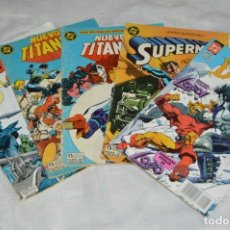 Cómics: LOTE DE 5 TEBEOS / COMICS - DEMON - SUPERMAN - NUEVOS TITANES - EDICIONES ZINCO - ¡MIRA!