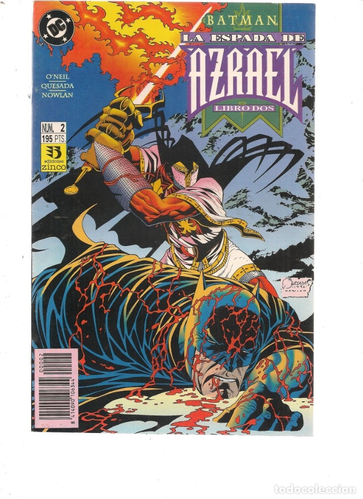 Batman La Espada De Azrael Nº 2 Dczinco C Sold - 