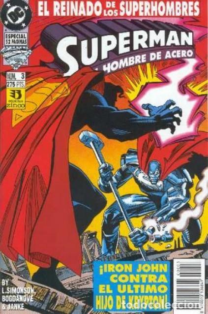C&oacute;mics: SUPERMAN EL HOMBRE DE ACERO N&ordm; 3 - ZINCO - Foto 1