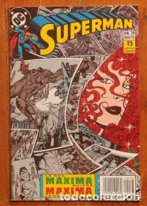 C&oacute;mics: COMIC SUPERMAN. DC ZINCO. N&Uacute;M: 78 - Foto 1