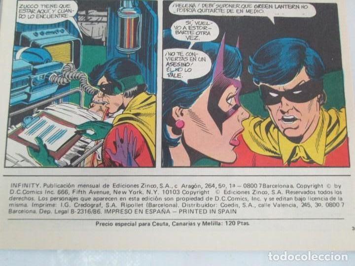 C&oacute;mics: INFINITY INC. EDICIONES ZINCO. N&ordm; DEL 1 AL 9. 1986. COMICS - Foto 7