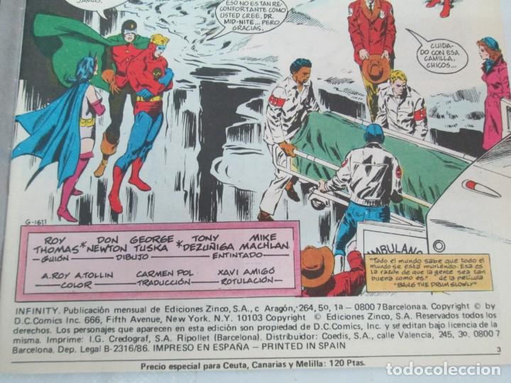 C&oacute;mics: INFINITY INC. EDICIONES ZINCO. N&ordm; DEL 1 AL 9. 1986. COMICS - Foto 52