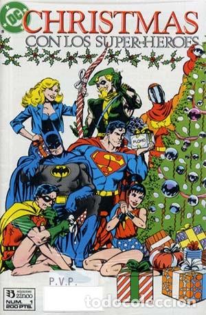 C&oacute;mics: CHRISTMAS CON LOS SUPERHEROES. COLECCION COMPLETA DE 2 NUMEROS - Foto 1