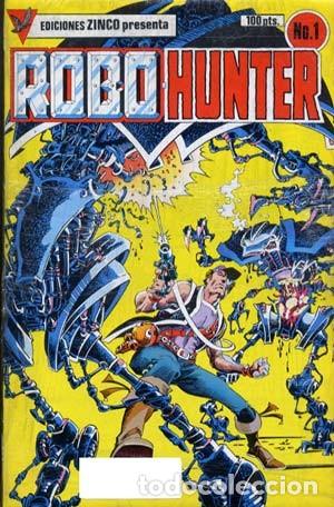C&oacute;mics: ROBO HUNTER - ED. ZINCO - COLECCION COMPLETA DE 5 NUMEROS - Foto 1