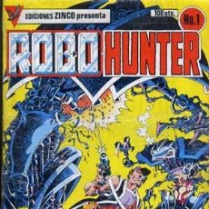 Cómics: ROBO HUNTER - ED. ZINCO - COLECCION COMPLETA DE 5 NUMEROS. Lote 134913938