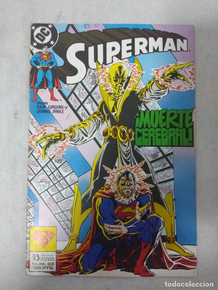 C&oacute;mics: SUPERMAN N&ordm;63/EDITORIAL ZINCO/DC/EXCELENTE ESTADO&iexcl;&iexcl;&iexcl;&iexcl;&iexcl;&iexcl;&iexcl;&iexcl;&iexcl;. - Foto 1