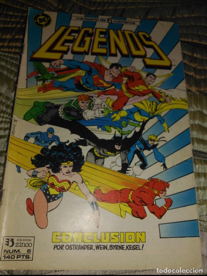 C&oacute;mics: Legends N&ordm; 6 &Uacute;ltimo n&uacute;mero. ZINCO - Foto 1