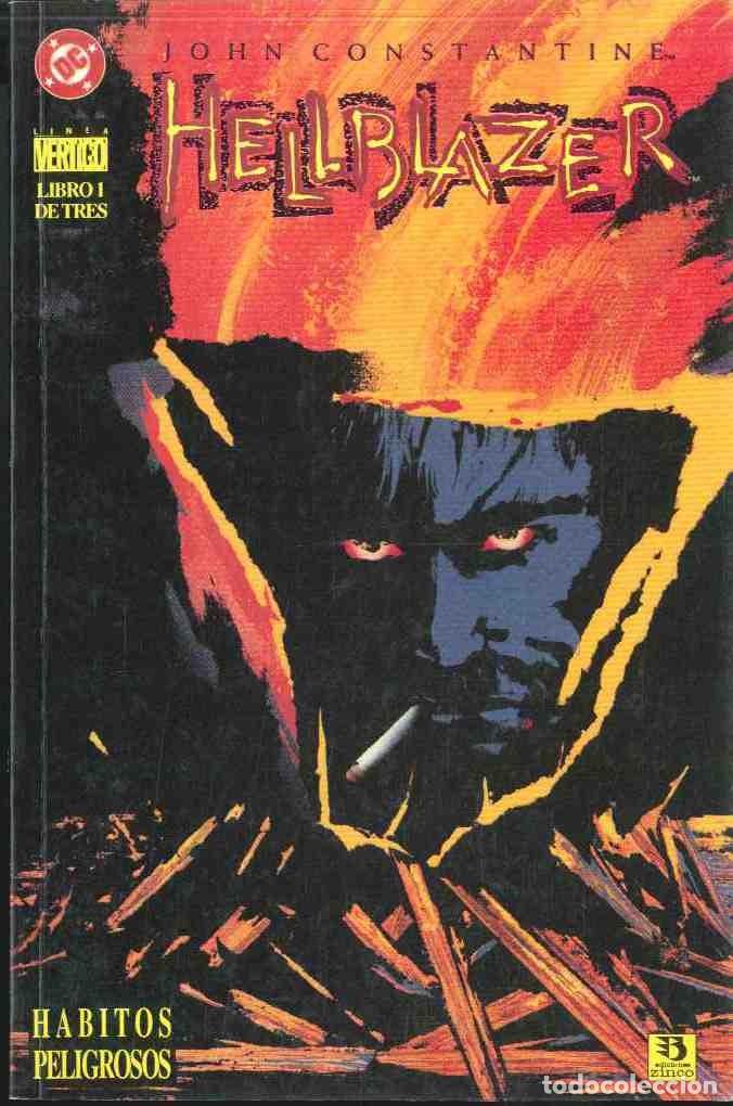 C&oacute;mics: hellblazer, h&aacute;bitos peligrosos, miniserie de 3 n&ordm;s, completa, Norma