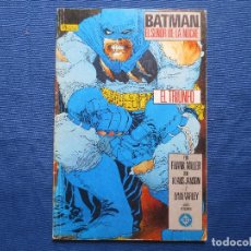 Cómics: DC COMICS - BATMAN EL SEÑOR DE LA NOCHE DE FRANK MILLER - LIBRO SEGUNDO ZINCO 1987 - 1ª EDICIÓN. Lote 143977510