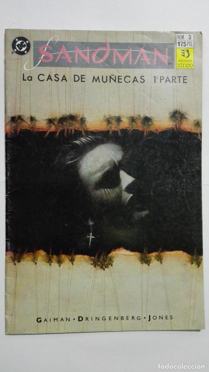 C&oacute;mics: SANDMAN N&ordm; 3, LA CASA DE MU&Ntilde;ECAS 1&ordm; PARTE, EDICIONES ZINCO - Foto 1