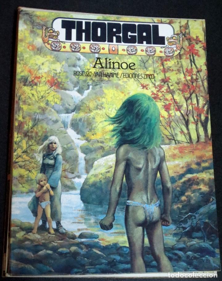 C&oacute;mics: THORGAL ALINOE ROSINSKI VAN HAMME EDICIONES ZINCO A&Ntilde;O 1986 - Foto 1
