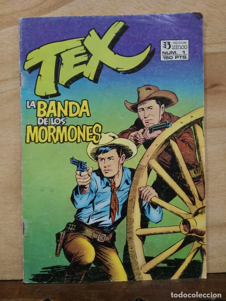 C&oacute;mics: Tex, La Banda de los Mormones - N&ordm; 1 - Ed. Zinco - Foto 1