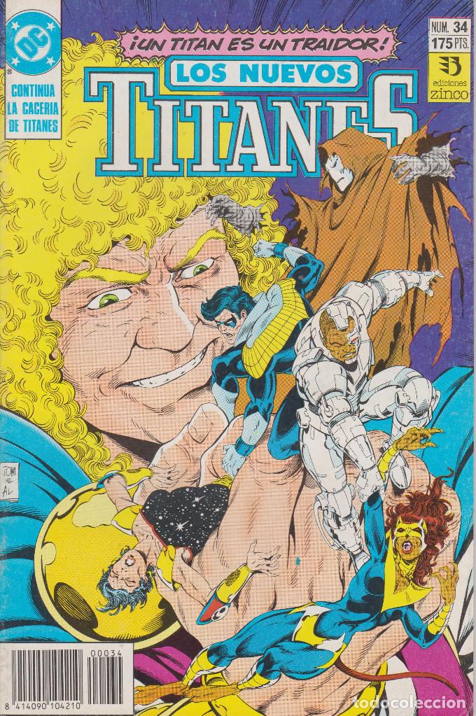 C&oacute;mics: LOS NUEVOS TITANES N&ordm; 34 EDICIONES CINCO 1990 - Foto 1