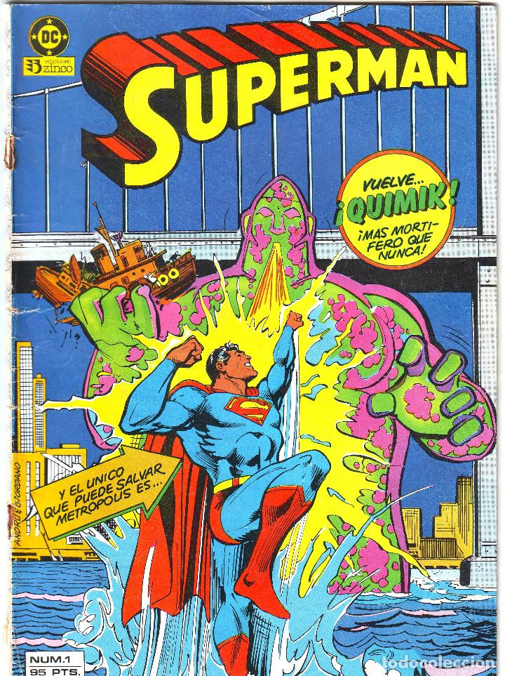 C&oacute;mics: SUPERMAN N&ordm; 1 DE EDICIONES ZINCO - Foto 1