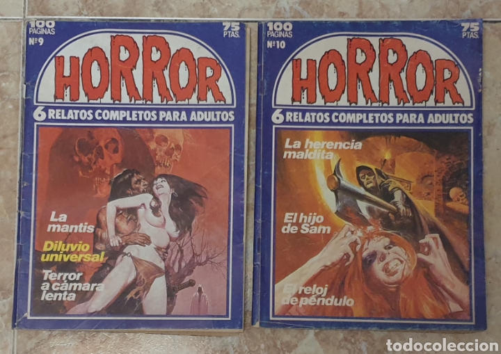 C&oacute;mics: LOTE 2 TEBEOS HORROR Numeros 9 y 10 - Foto 1