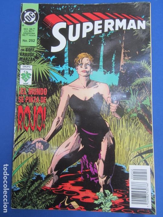 C&oacute;mics: superman , numeros 249 , 250 , 252 D C , 1996 - Foto 2