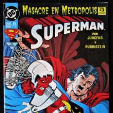 Comics : SUPERMAN Nº 15 - MASACRE EN METRÓPOLIS - DC ZINCO 1995 ''BUEN ESTADO''. Lote 169046624