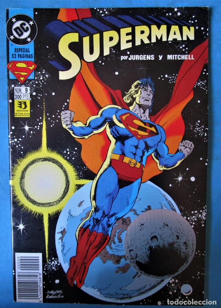 C&oacute;mics: SUPERMAN N&ordm; 9 - DC ZINCO 1995 - Foto 1