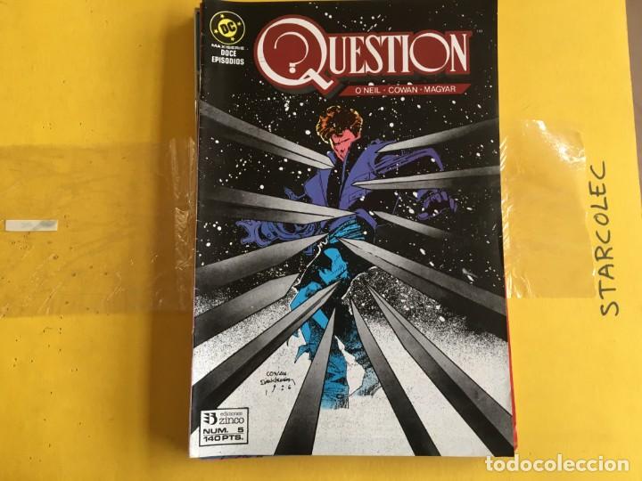 C&oacute;mics: QUESTION. LOTE DE 7 NUMEROS. EDITORIAL ZINCO - Foto 3