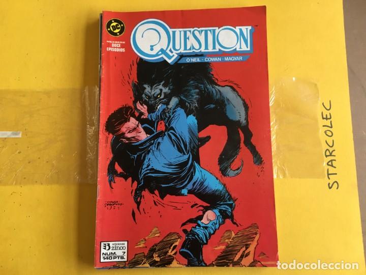 C&oacute;mics: QUESTION. LOTE DE 7 NUMEROS. EDITORIAL ZINCO - Foto 4