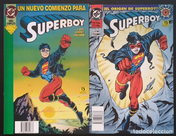 C&oacute;mics: SUPERBOY. Colecci&oacute;n completa de 2 tomos. Ediciones Zinco 1994 - Foto 1