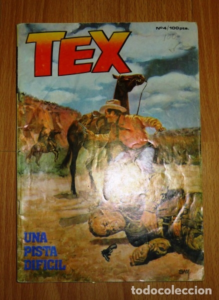 C&oacute;mics: TEX. N&ordm; 4 : Una pista dif&iacute;cil / texto de G.L. Bonelli - Foto 1