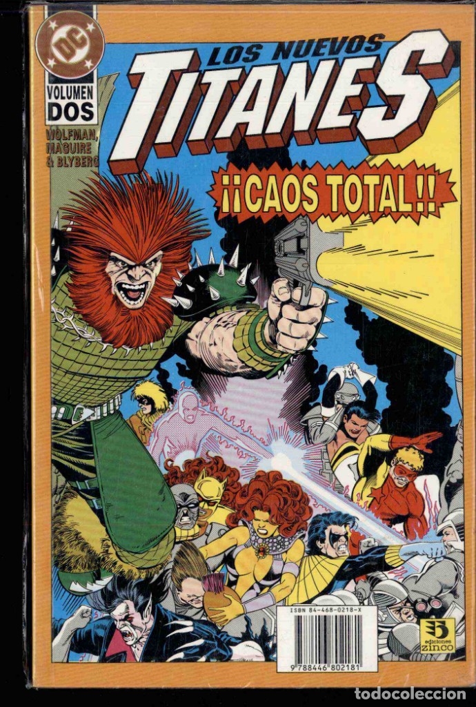 C&oacute;mics: los nuevos titanes - caos total - , completa 2 n&uacute;meros, Zinco - Foto 2