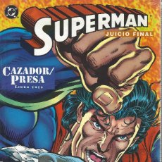 Comics : SUPERMAN JUICIO FINAL CAZADOR PRESA 3 TOMOS COMPLETA ED. ZINCO - PERFECTO ESTADO, NUEVOS !!. Lote 336993708