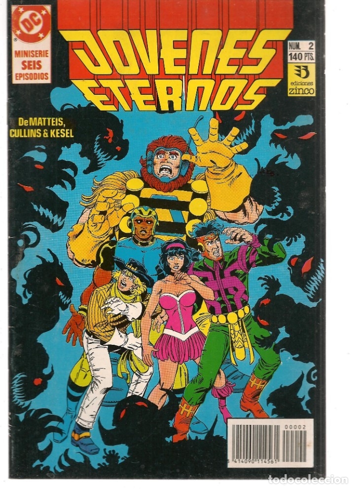 C&oacute;mics: J&Oacute;VENES ETERNOS. N&ordm; 2.  DC/ZINCO. (ST/A11) - Foto 1