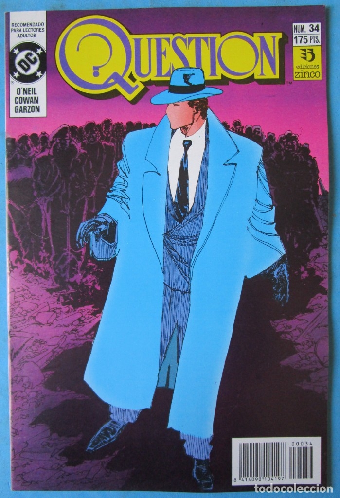 C&oacute;mics: QUESTION N&ordm; 34 - EDICIONES ZINCO BUEN ESTADO - Foto 1
