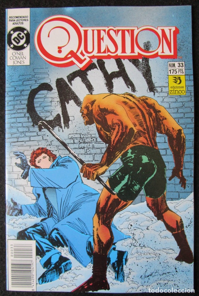 C&oacute;mics: QUESTION N&ordm; 33 - EDICIONES ZINCO MUY BUEN ESTADO - Foto 1